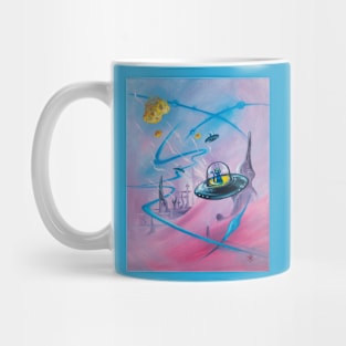 Zap Cat In the Cat Dimension Mug